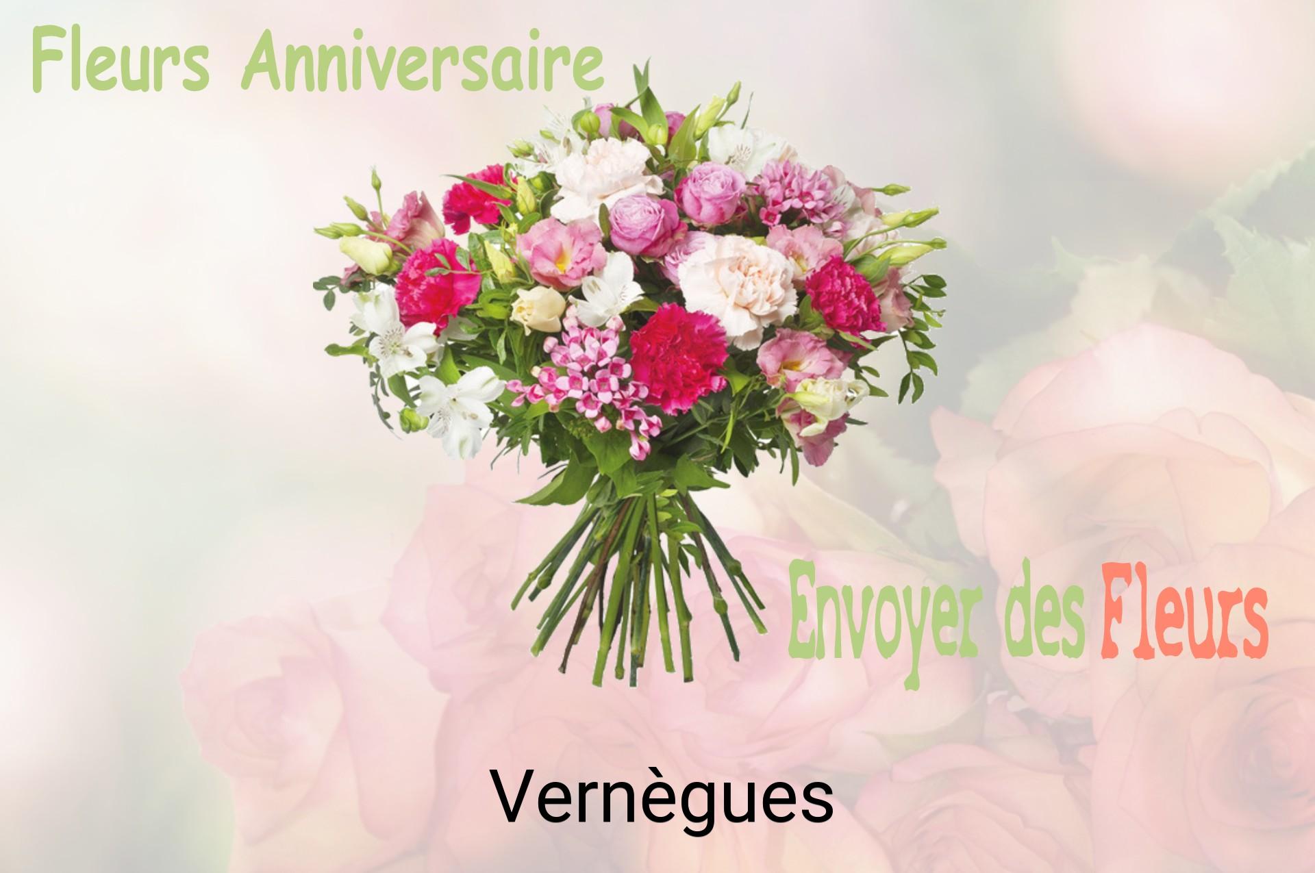 Bouquet de fleurs d’anniversaire livré à Vernègues